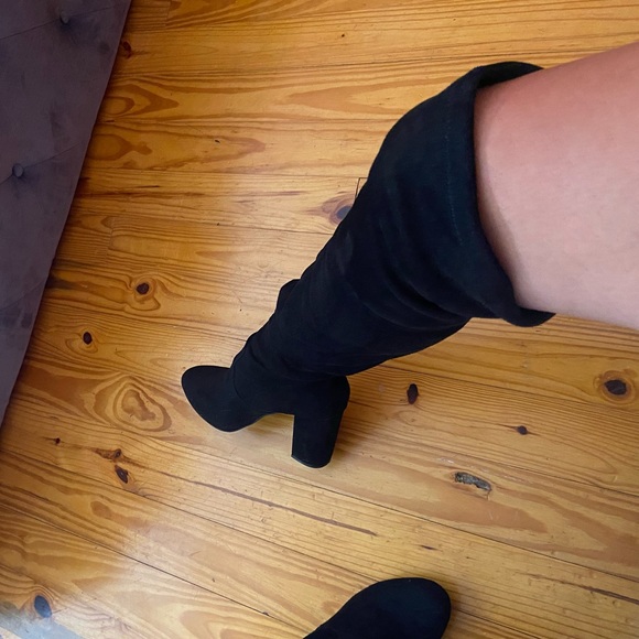 Fashion Nova Shoes - Over the knee heeled boots